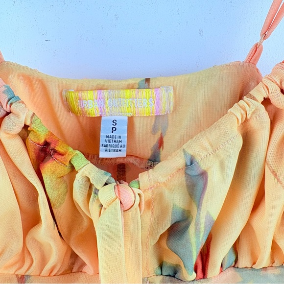 Urban Outfitters UO Angelic Longline Flyaway Sheer Floral Cami Tank Flowy Small* - Picture 5 of 11